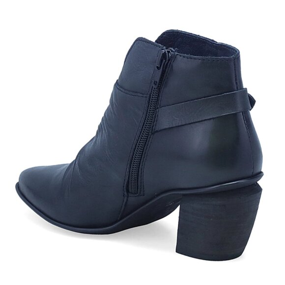 NEW MIZ MOOZ Made In Portugal Leather Joella Booties in black for women 825 6m3 - Picture 7 of 10